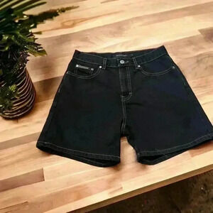 Calvin Klein Jeans size 6 black denim shorts. 29” waist, 15” length, 5” Inseam